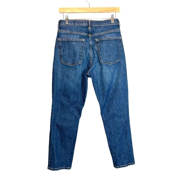 Everlane The Cheeky Crop Jean in Faded Indigo Wash Women's 28 - Picture 7 of 9